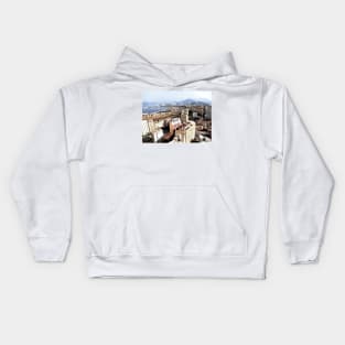 Colorized Vintage Photo of Rio de Janeiro Kids Hoodie